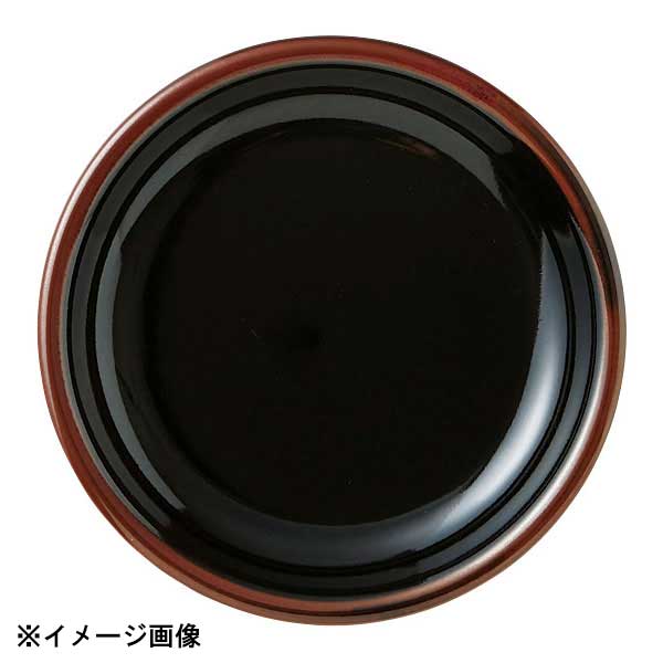 花伝 黒艶 15.5cm丸皿 51134005