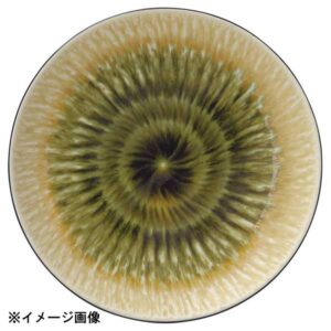 花伝 水明かり 織部 4.5丸皿 51267009