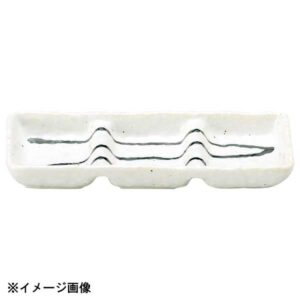 花伝 粉引黒ライン 石目3品盛 51503083