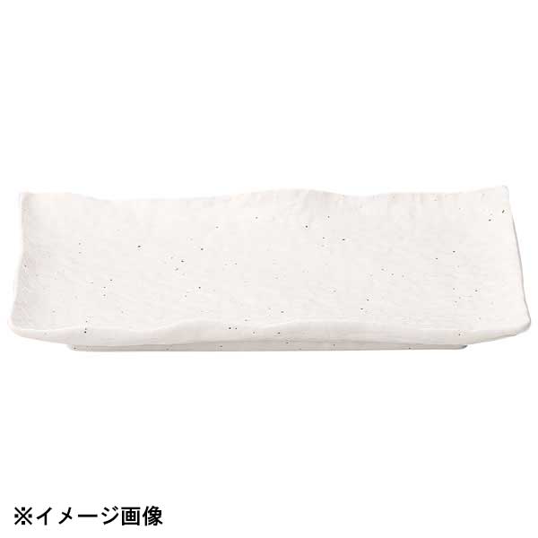 花伝 新粉引 石目尺長角皿 51620045