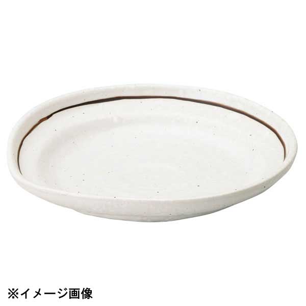 花伝 粉引ライン なぶり6.0皿 51722004