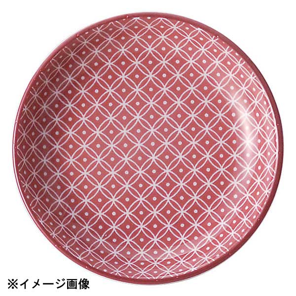 花伝 紅七宝 10cm丸皿 52240110