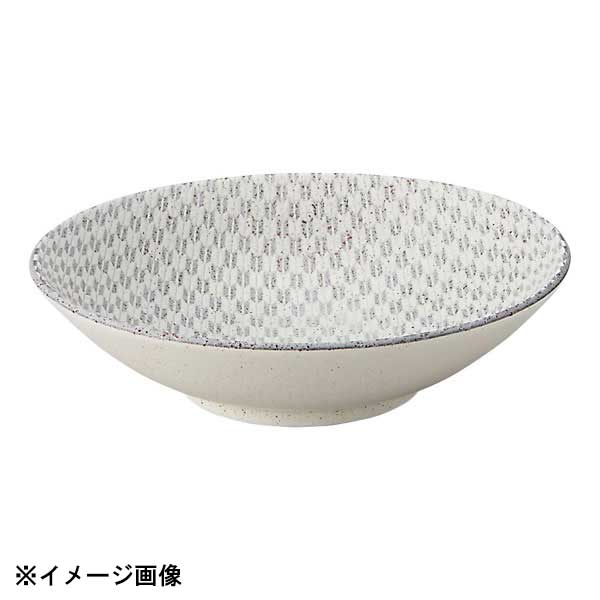 花伝 古代粉引き 矢絣 23cm浅ボウル 52262011