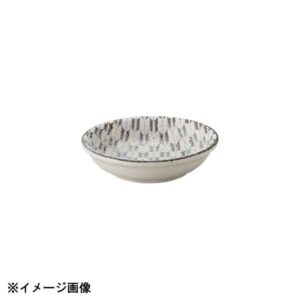 花伝 古代粉引き 矢絣 8cm浅ボウル 52262017