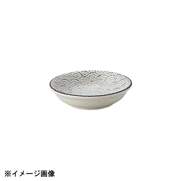 花伝 古代粉引き 青海波 8cm浅ボウル 52283017