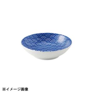 花伝 青海波 青 9.5cm浅ボウル 52284016
