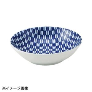 花伝 矢絣 青 13.5cm浅ボウル 52285015