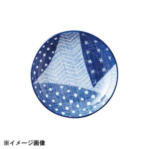 花伝 古青藍 藍空 10cm丸皿 52285110