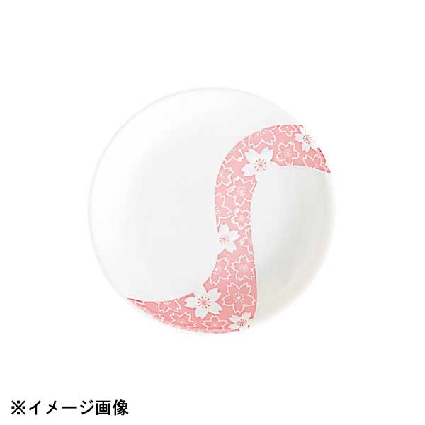 花伝 桜流し 10cm丸皿 52290010