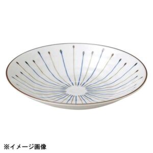 花伝 紺錆十草 リップル7.5皿 53127003