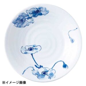 花伝 ブルーポピー リップル8.5皿 53182002