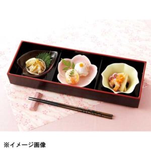 花伝 松花堂 花 三つ仕切り 花セット 54600034