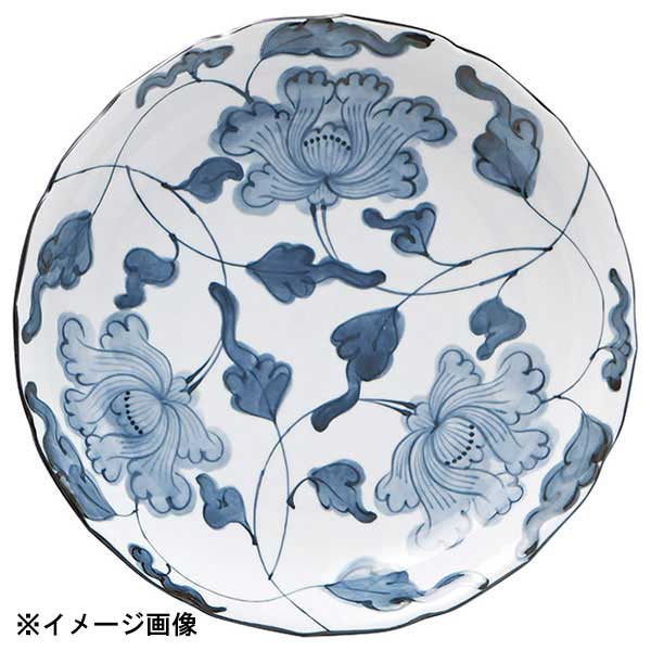 花伝 牡丹唐草 尺皿 54978016