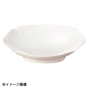 花伝 花笑み 白 16.5cm浅鉢 56000033