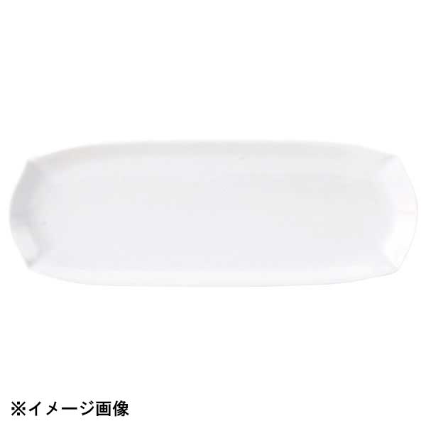 花伝 花笑み 白 31cm細長皿 56000082