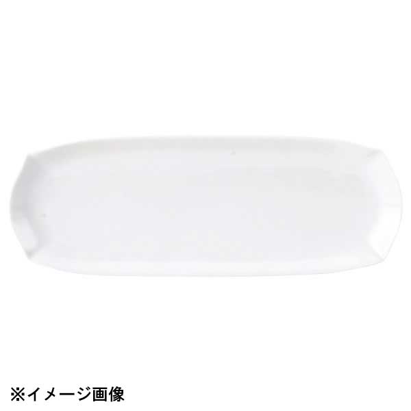 花伝 花笑み 白 28.5cm細長皿 56000084