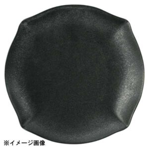 花伝 花笑み 黒化粧 20.5cm角皿 56030002