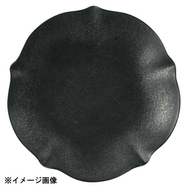 花伝 花笑み 黒化粧 17.5cm丸皿 56030012