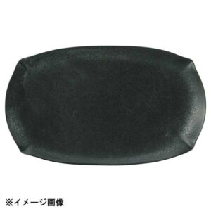 花伝 花笑み 黒化粧 25cm長角皿 56030070