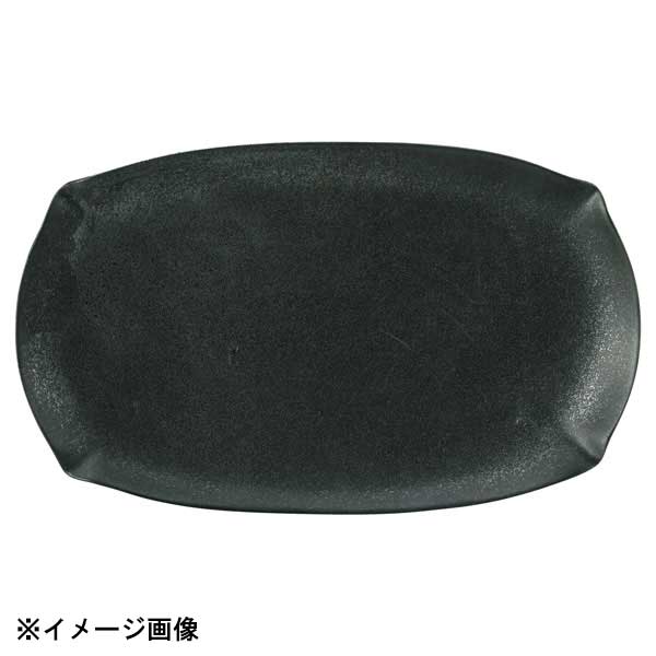 花伝 花笑み 黒化粧 25cm長角皿 56030070