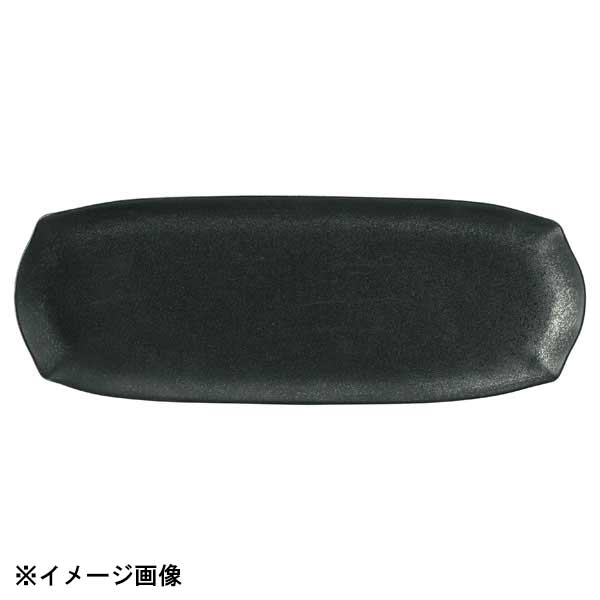 花伝 花笑み 黒化粧 28.5cm細長皿 56030084