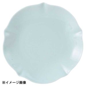 花伝 花笑み 青白 20cm丸皿 56080010