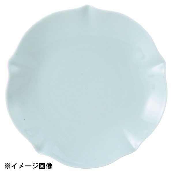 花伝 花笑み 青白 20cm丸皿 56080010