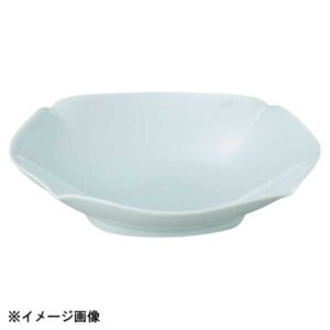 花伝 花笑み 青白 23.5cm浅鉢 56080031