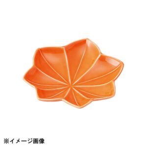 花伝 紅葉 橙 小皿 56350082