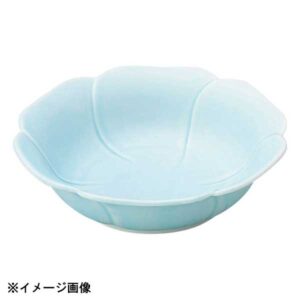花伝 花芙蓉 水色 浅鉢 56381065