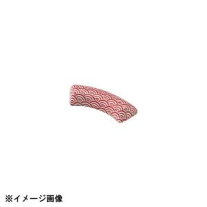 花伝 青海波 赤 扇 箸置き 56444057