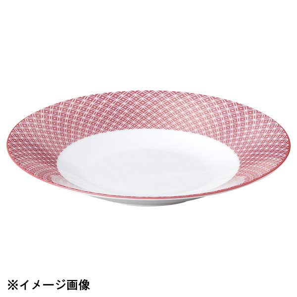 花伝 紅七宝 23cm浅鉢 56740160