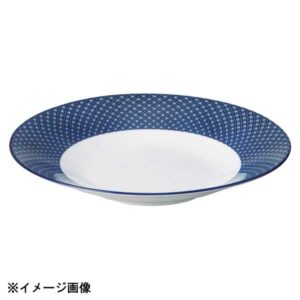 花伝 古青藍 藍七宝 27.5cm浅鉢 56781159