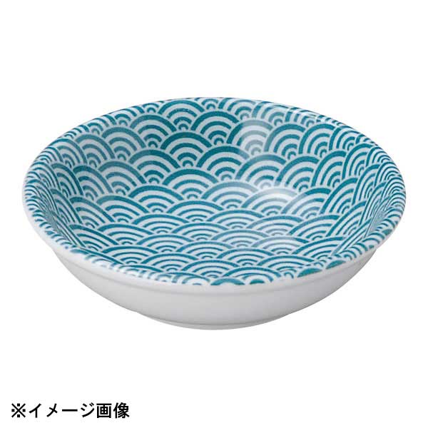 花伝 青海波 緑 11cm薬味皿 57474014