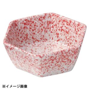 花伝 赤吹き 六角小鉢 58941034