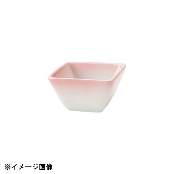 花伝 ミニ角 ピンク 小鉢 58945026