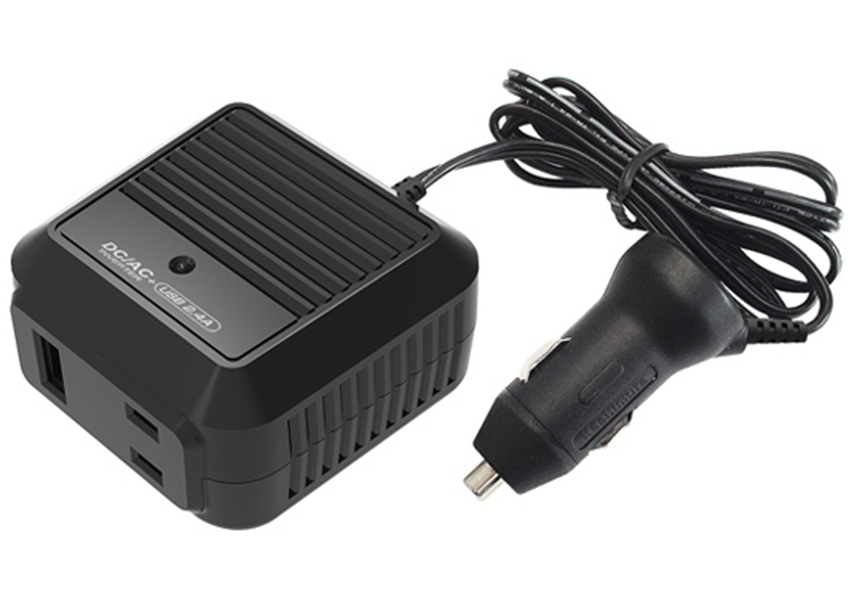 DC/ACセパレートインバーター 80W AC+USB 2.4A
