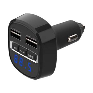 Bluetooth FMトランスミッター フルバンド USB2ポート4.8A リバーシブル 自動判定