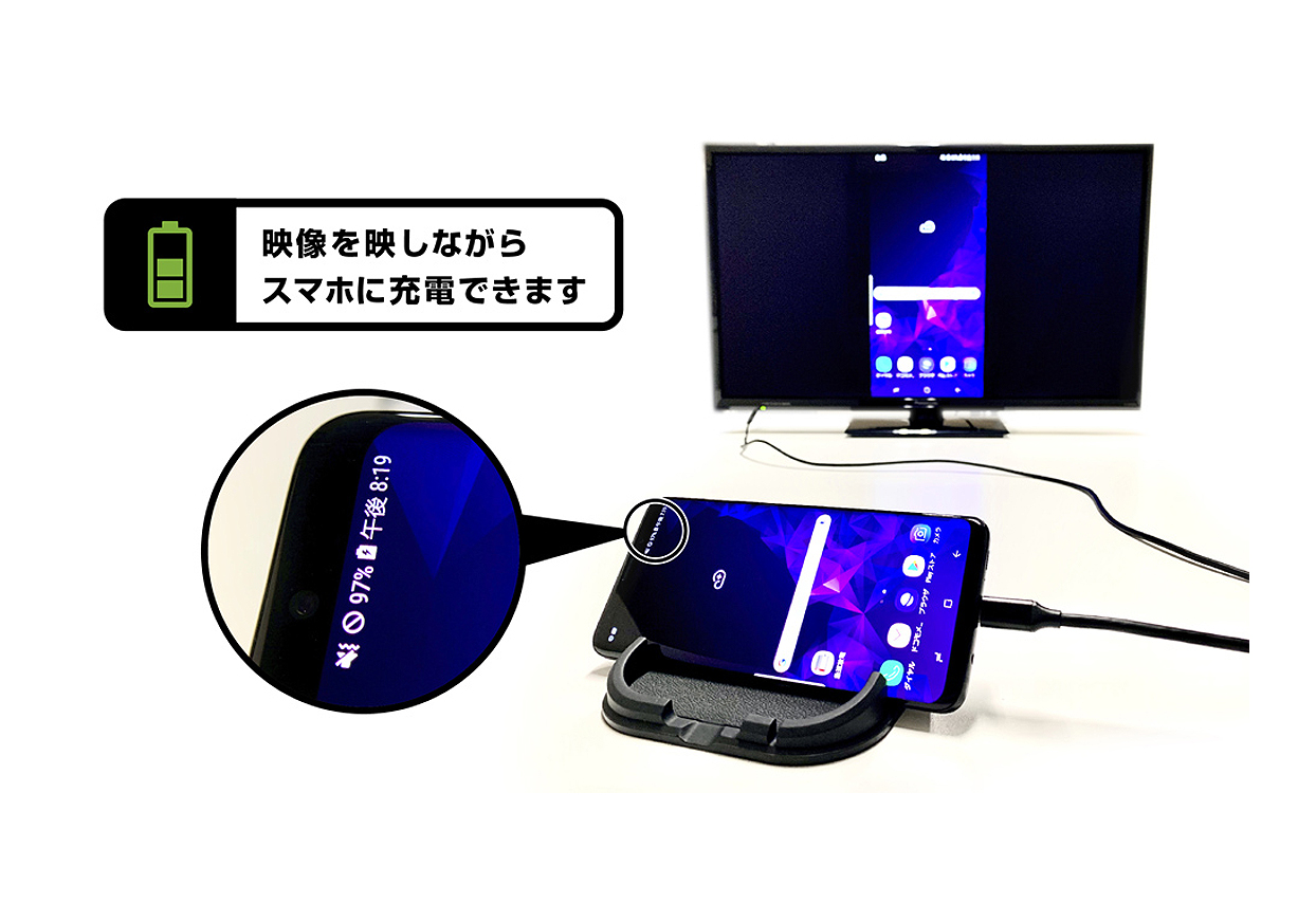 HDMI変換ケーブル Type-C専用 3m - 画像 (4)