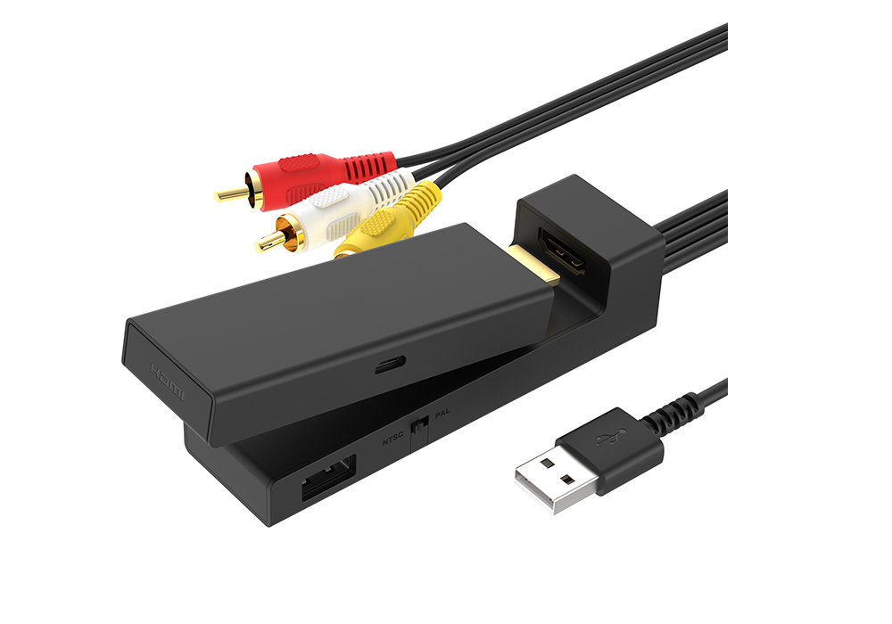 HDMI→RCA変換ケーブル USB1ポート - 画像 (2)