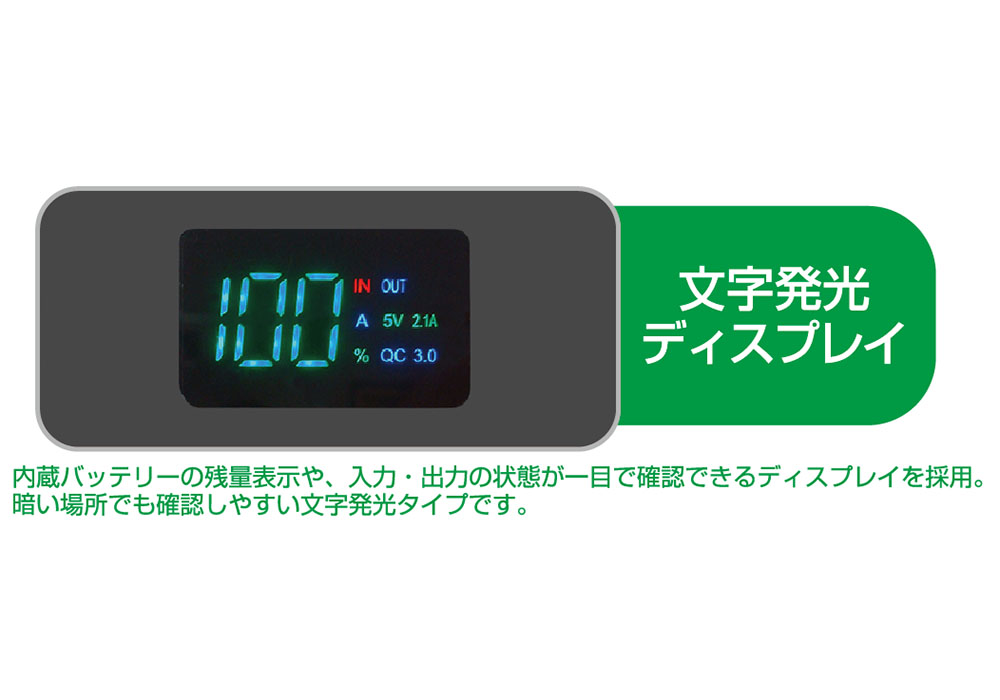ジャンプスターター 12000mAh ディスプレイ付き - 画像 (3)