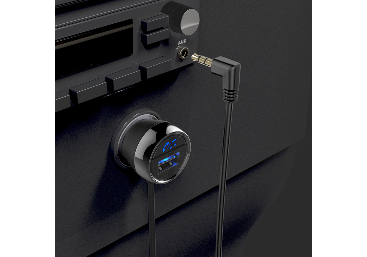 AUX/Bluetooth USB1ポート 3A - 画像 (3)
