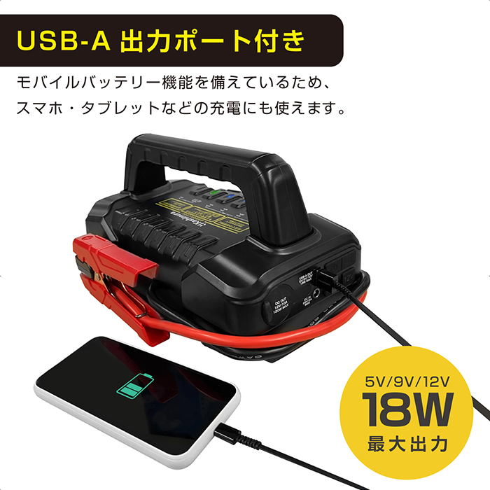 24V対応ジャンプスターター 56000mAh - 画像 (4)