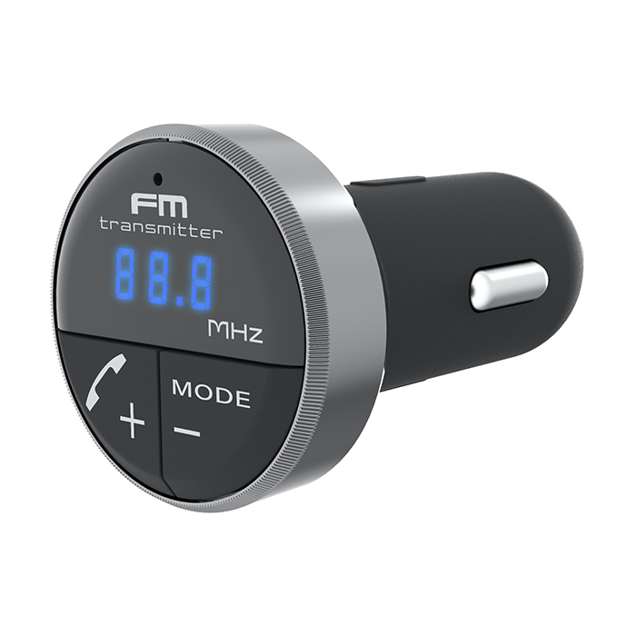 Bluetooth FMトランスミッター フルバンド アンビエントライト付