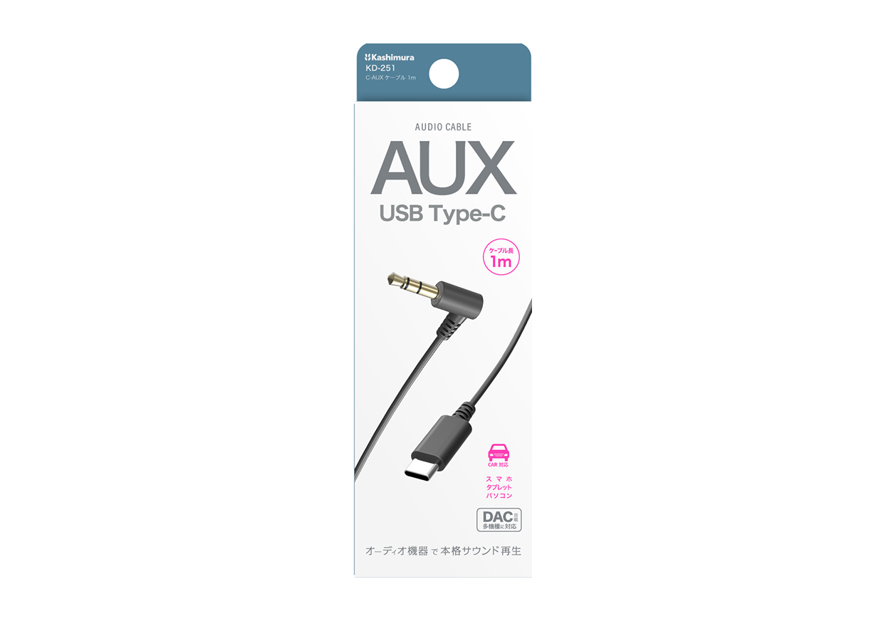 C-AUX ケーブル 1m - 画像 (4)