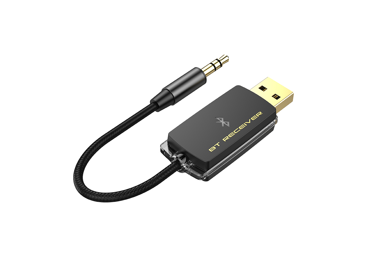Bluetooth ミュージックレシーバー USB 低遅延