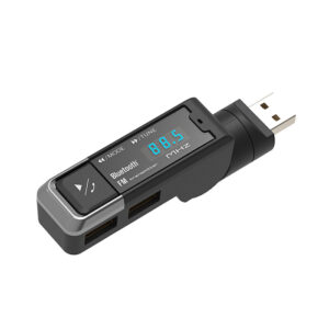 Bluetooth FMトランスミッター USB2ポート 4.8A スリム