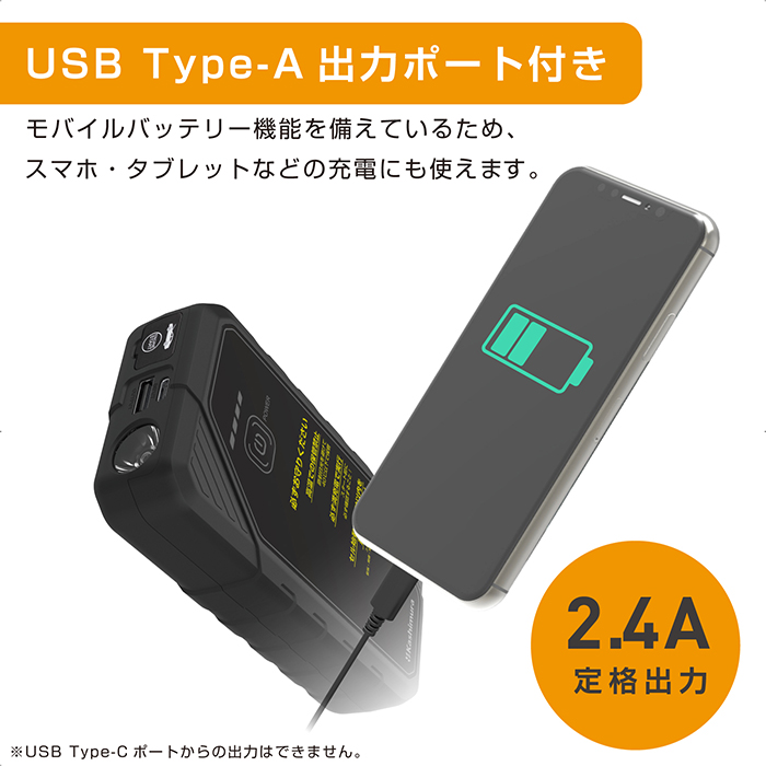 ジャンプスターター 6400mAh - 画像 (4)