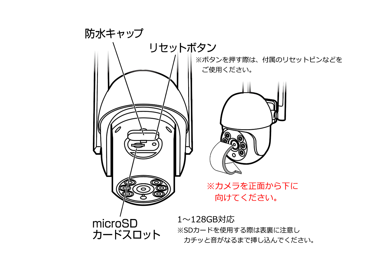 スマートカメラ 防水/首振/高輝度 - 画像 (3)