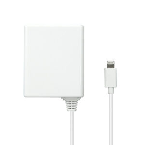 AC充電器ストレート 1m 2.4A LN WH